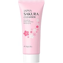 Hydrating Sakura Blossom Foaming Face Wash for Women and Men Refreshing and Nourishing Daily Facial Cleanser Pink One Size