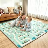 CCLIFE Krabbelmatte Baby Spielmatte Kinder Bunt 196x176x1cm
