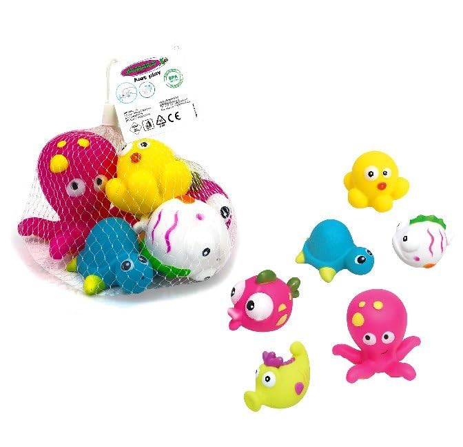 JAMARA 460616 Badespielzeug Meerestiere 6tlg