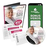Exercise DVD for Seniors Women Over 60, Little Black Dress 14 Day Workout for Women DVD - Just 8 Minutes Per Day Low Impact DVD Strength Training for Seniors Ages 50-80+