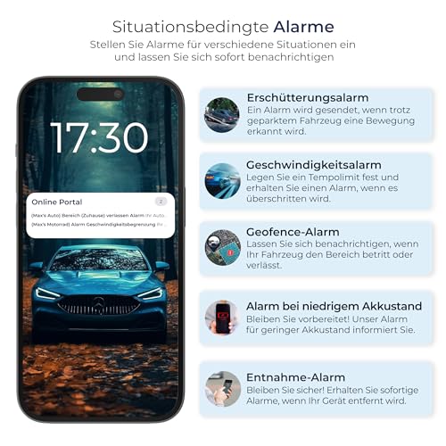 SALIND GPS - Salind 20 4G - GPS-Tracker für Auto, Motorrad, Fahrzeuge & LKW´s mit Magnet - Ortungsgerät mit Echtzeit-Ortung, extra Lange Akkulaufzeit - bis zu 180 Tage im Standby - Alarme - Geozaun