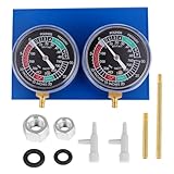vacuometro casero para motos 4 cilindros Carburador con vacuómetro: adecuado para máquinas de 2 cilindros, carburador