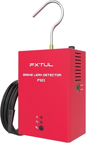 FXTUL Detector de fugas de combustible EVAP para máquina de humo automotriz con doble modo probador de fugas de vacío de 12 V para todos los