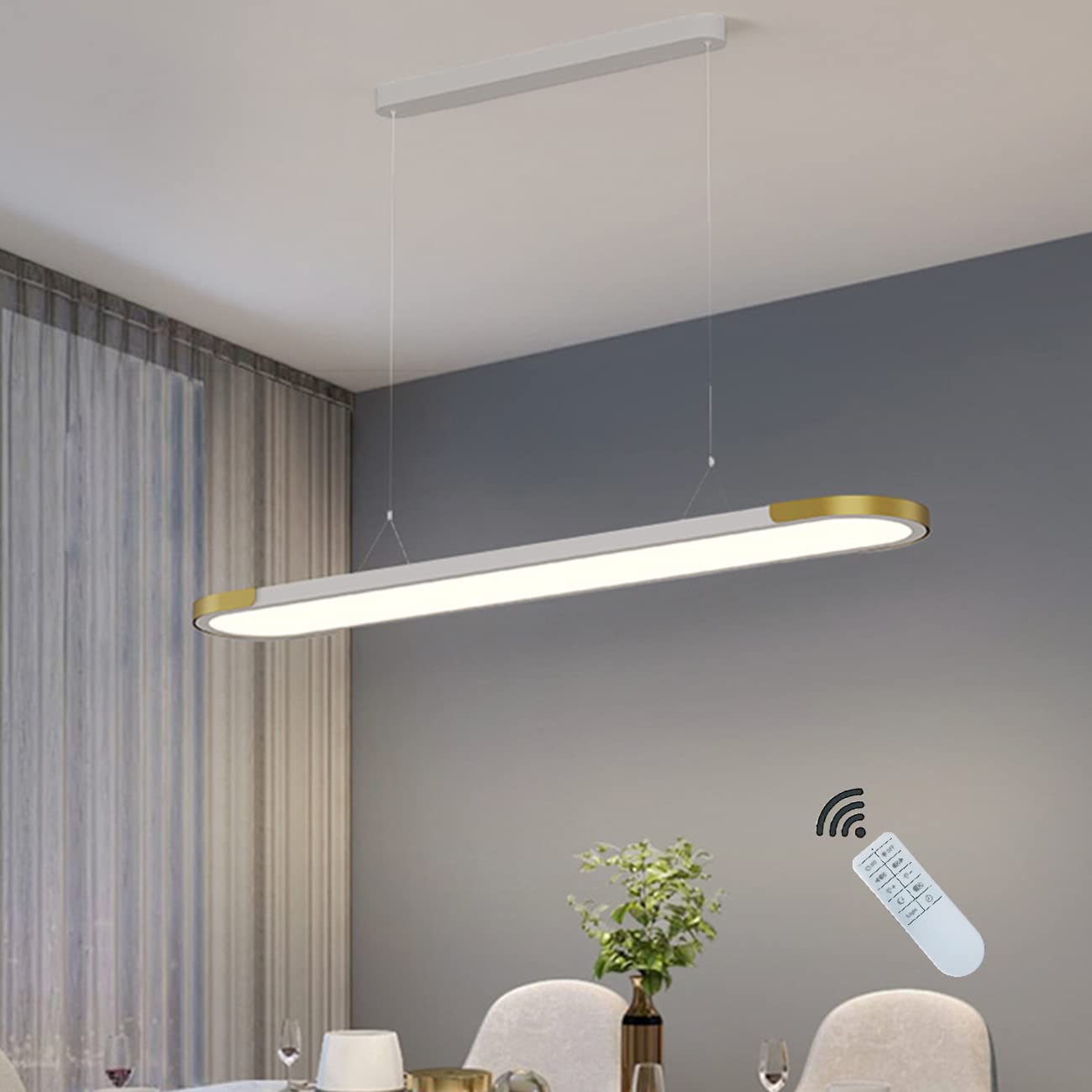 Lampe Pendante Moderne à LED, Lampe à Suspension En Forme De Bouton De Fleur Pour Le Salon De