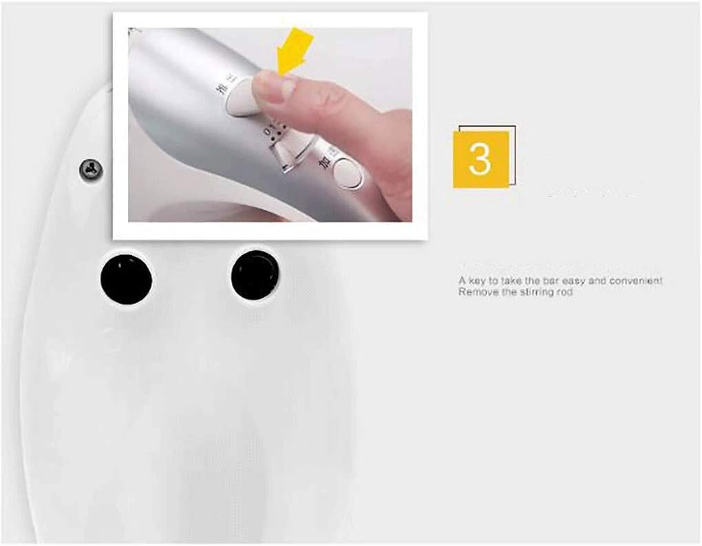 Egg Beater, Stainless Steel Electric Household Portable Hand Mixer Electric Hand Mixers for Kitchen Baking Mixer 5-Speed Settings (C) (A)