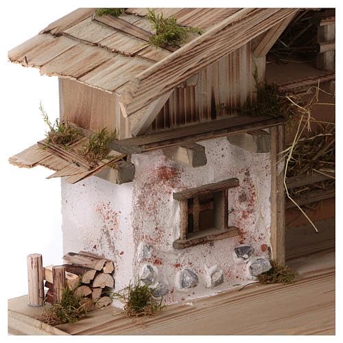 Weihnachtskrippe Krippe Krippenstall (W30) Weihnachten Weihnachtskrippen Krippenfiguren Tischkrippe