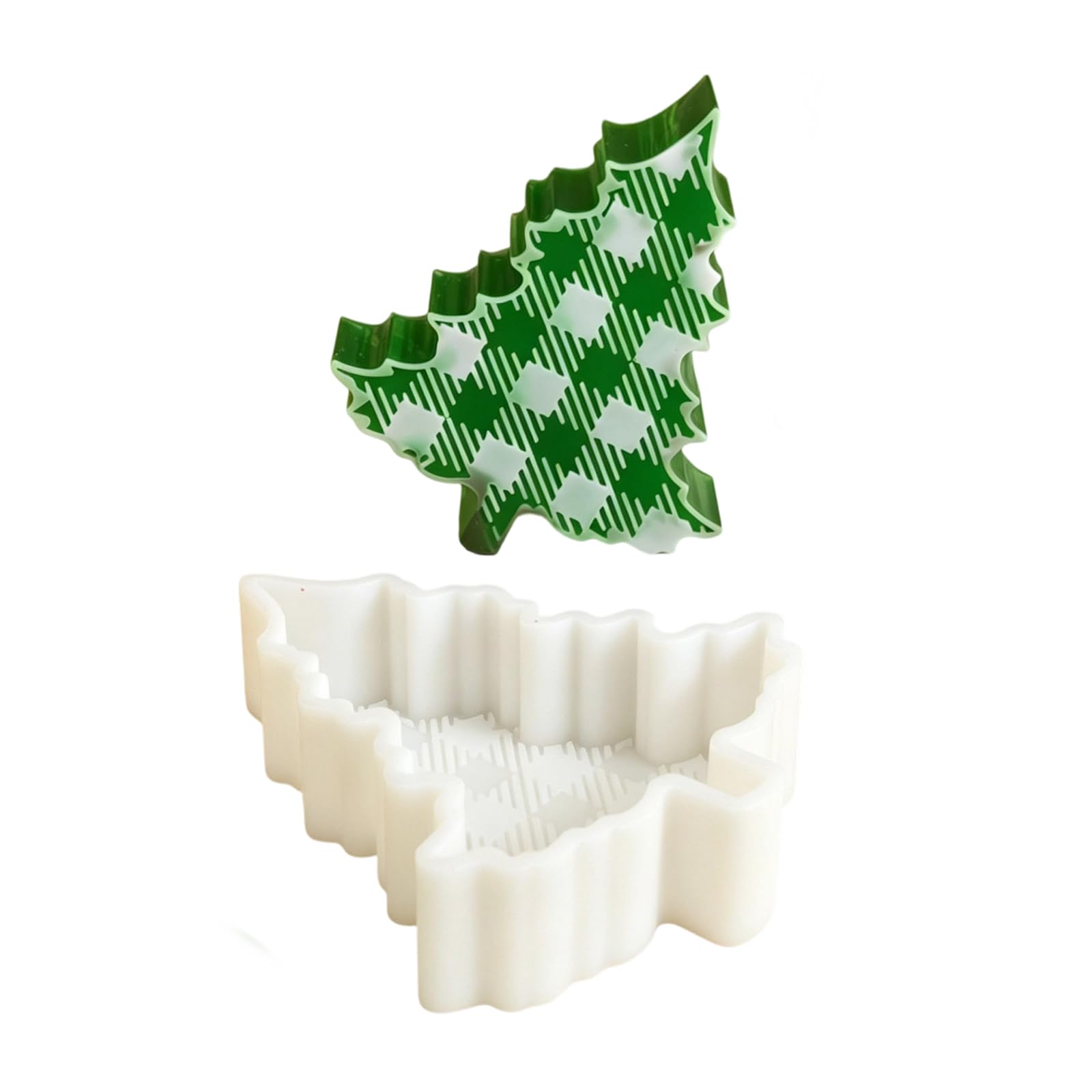 Tsophreniq Tree Shaped Silicone Mold for Christmas Making, Single 3D Wax Form for Home Use, Winter Centerpiece and Decor Ideas