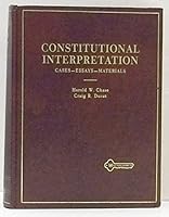 1976 supplement to Constitutional interpretation: Cases, essays, materials B0006WF62Y Book Cover