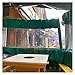 YJFENG Transparenter Planenvorhang, Ersatzzelt-Seitenwand, wasserdichte PVC-Türverkleidung, Winddichte Wärmedämmung, Für Terrassen, Garten, Garage (Color : Clear-Green, Size : 4X4M)