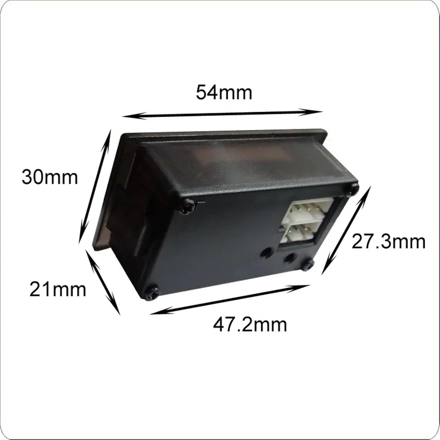 DC 100V 100A Voltmeter Ammeter Voltage Current Meter LED Digital Dual Meter DC 10A 20A 50A Volt Amp Panel Meter Volt Tester(DC20A)