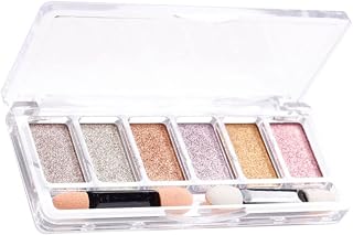 Nail Mirror Powder 6 Colours Manicure Chrome Glitter Pigment with Eyeshadow Sticks Golden..