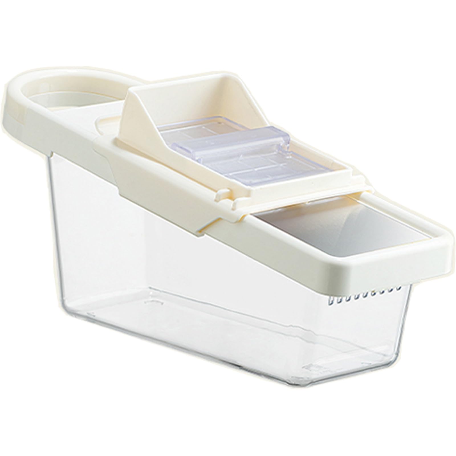 Rallador de Verduras y Rebanador de Cebolla, Picador de Alimentos Manual 6 en 1 con Recipiente, Herramienta de Preparación de Comidas de Cocina