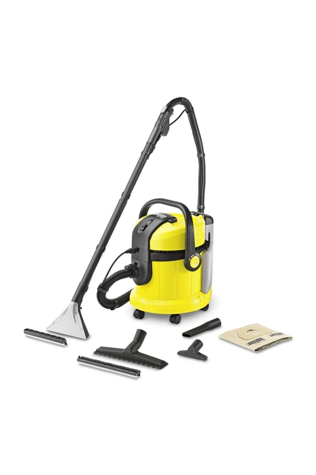 Kärcher Lava-aspiradora SE 4001 Plus, para limpieza de superficies duras, textiles y tapicerías. Con boquillas para alfombras, tapicerías, suciedad seca, suciedad seca y húmeda y ranuras