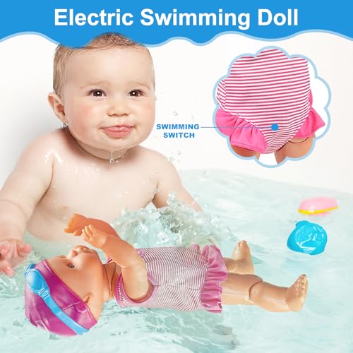 Muñeca Nadadora Eléctrica Impermeable OHGOSH miniatura 2