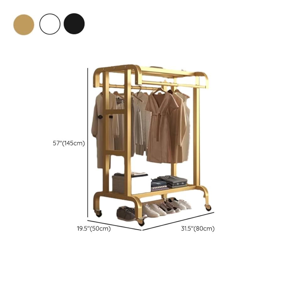 【送料無料】Woody Modern Hanger Rack Amazon.com: MIIKHI Heavy Duty Clothes Rack Garment Rail Shoe