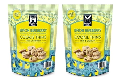 Generic HGU lemon blueberry cookie thins 16 oz (2 PACKS)