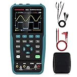 Handheld 2 in 1 Oscilloscope and Multimeter 50Mhz Bandwidth with 2 Channels HO52 3.5"TFT, Backlit Screen, Auto-Calibration Function, Memory Function