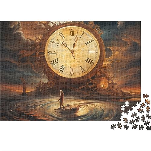 Puzzle 1000 pieces adulte de luxe en bois de haute qualite The Forbidden Land of Time