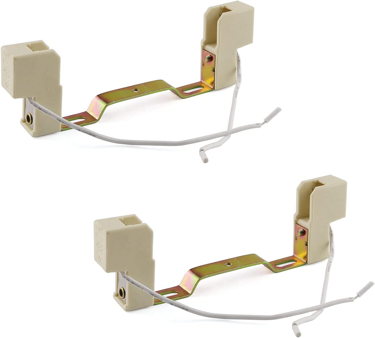 E-outstanding 2PCS R7S Ceramics Lamp Base Socket Lamp Holder Conveter Connector For T3 Halogen Light Bulb, 118mm
