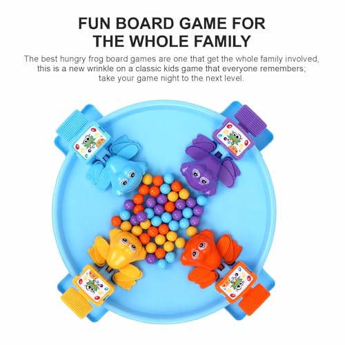 Image of Toyzone Frog Eat Beans Game-4 Players | Eat The Beans | Hungry Frog for Kids | Multiplayer