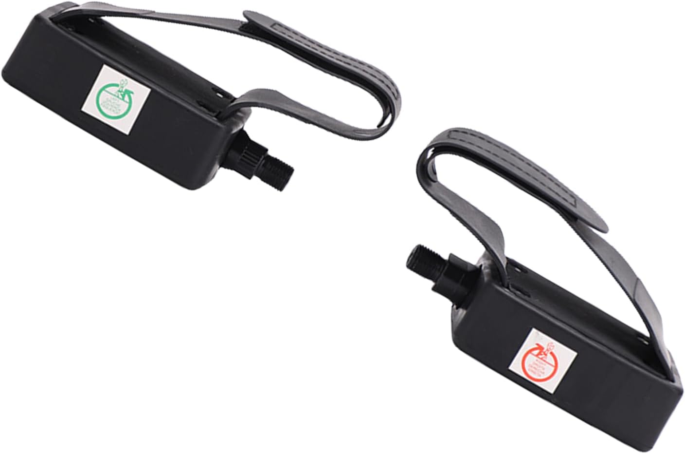 Exercise Bike Pedals with Quick Locks Mechanism Nonslip Adjustable Strap for Indoor Outdoor Fitness Equipment