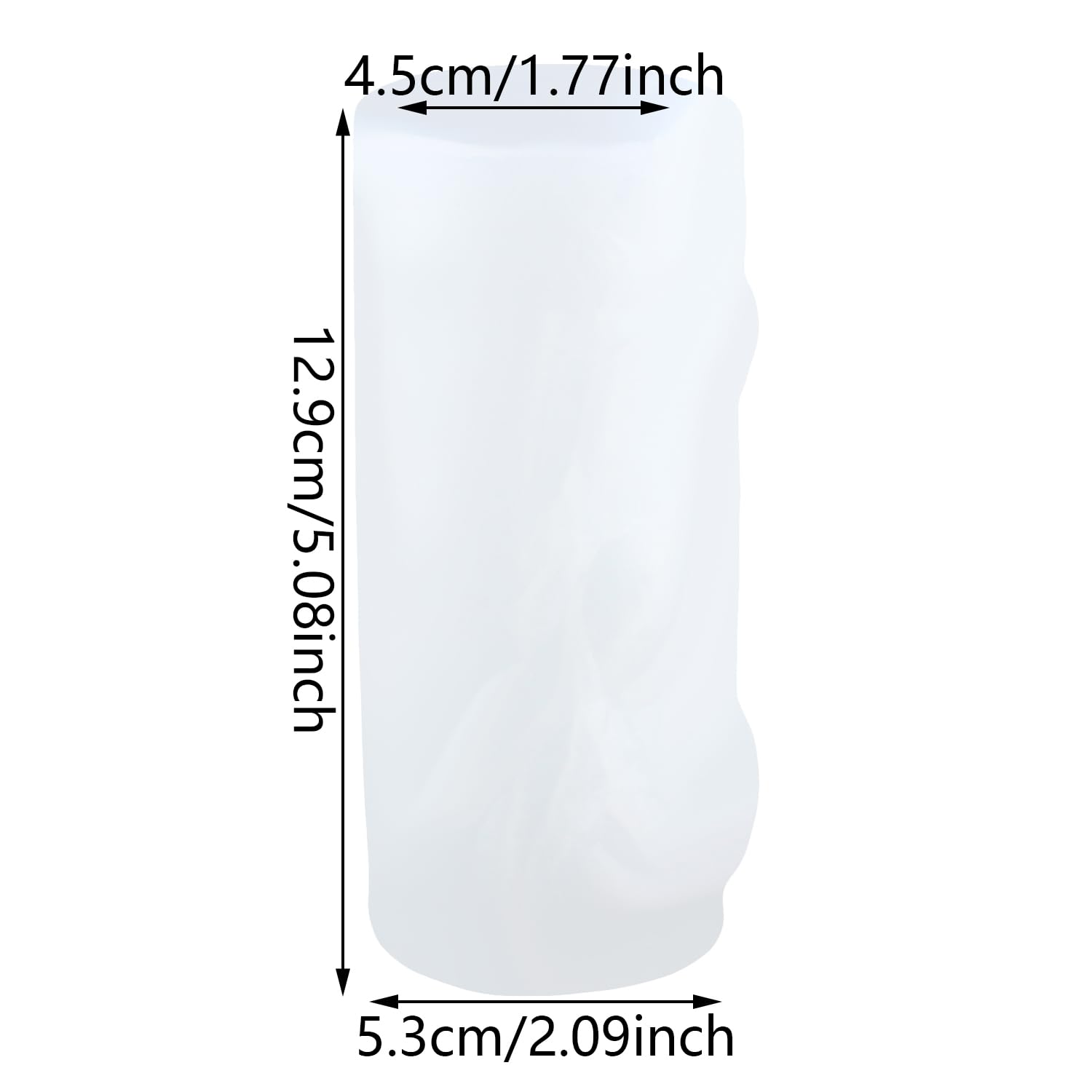 XIAOSHUI Tulip Flower Cylinder Candle Mould Tulip Flower Silicone Candle Moulds Flowers Pillar Resin Casting Mould for Candles Home Decorate Moulds Candles Making Aromatherapy Gypsum Clay Craft - Image 2