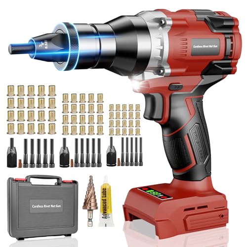 Pistolet à rivet électrique pour fixer sans effort les écrous grippés Labfintom