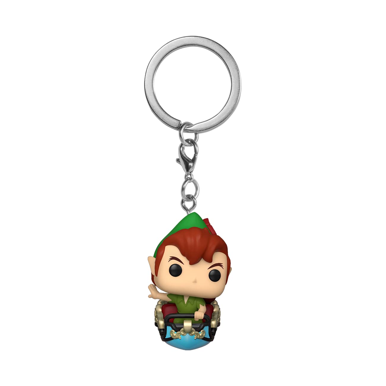Funko 60393 POP Keychain: Walt Disney World 50 - Peter on Peter Pan's Flight Attraction,Multicolour