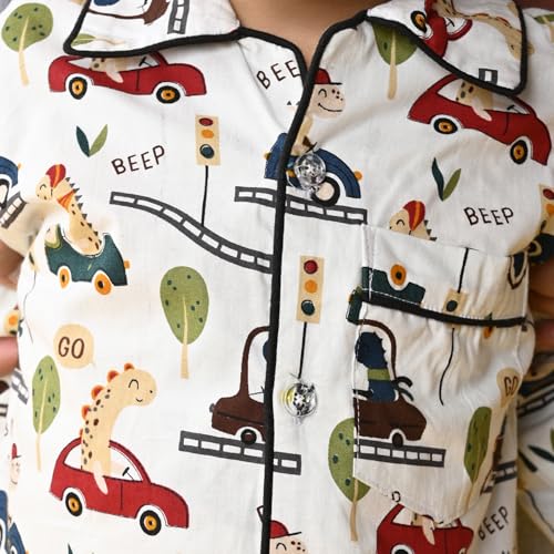 Image of Jam & Sugar Boys Cotton Printed Night Suit Set