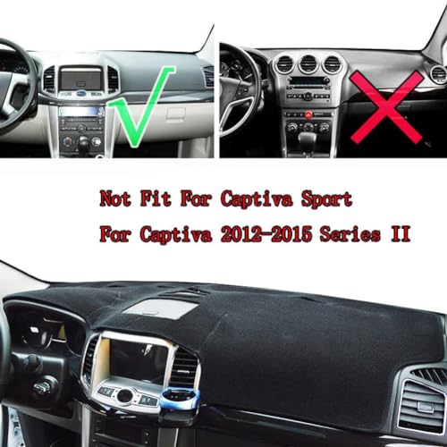 Cubre salpicadero LEFEDA para Chevrolet Captiva 2006-2018 accesorio de viaje 4