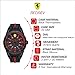 Ferrari Men's 0830245 REDREV Analog Display Quartz Black Watch
