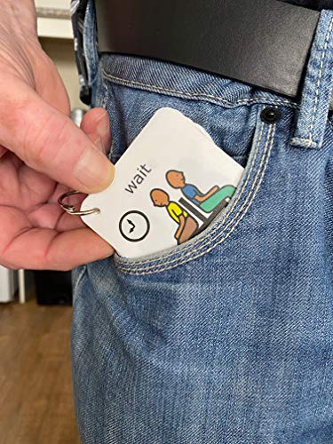 Autism Supplies And Developments Plastic Visual ASD Behavior Keyring (Picture Communication Symbols) - Thumbnail 7