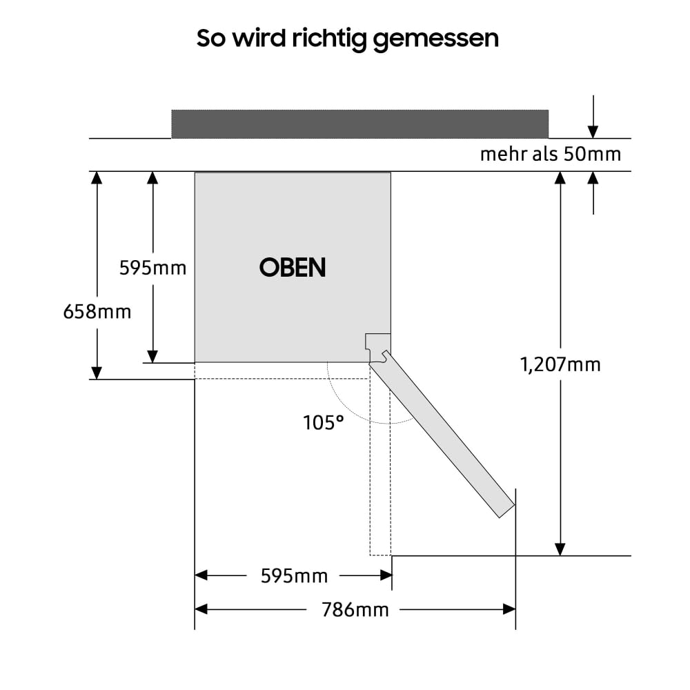 Samsung Kühl-Gefrier-Kombination, Kühlschrank mit Gefrierfach, 185 cm, 341 l Gesamtvolumen, 114 l Gefrierteil, AI Energy Mode, Wasserspender, Edelstahl-Look, RL34C652CSA/EG