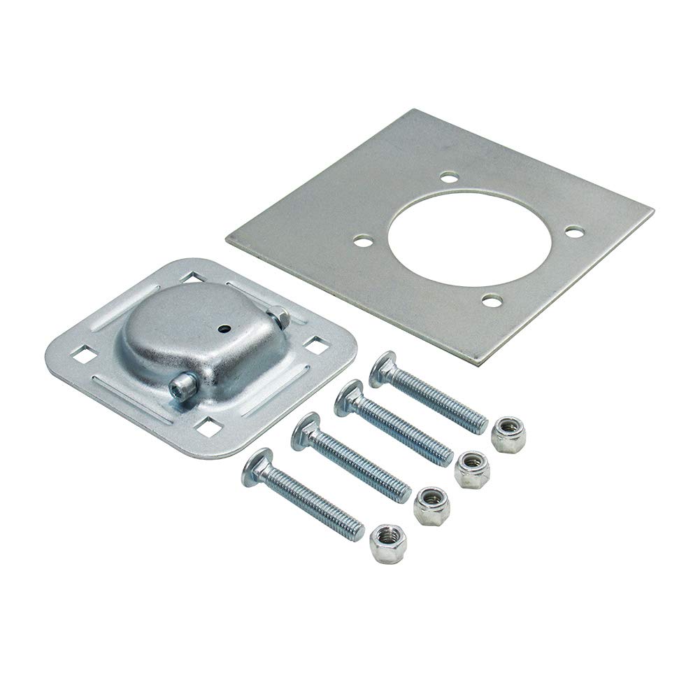 Pit Posse11005K-4 Cargo Trailer Recessed Pan D Ring Floor Rope Anchor Tie Down - 6,000 Lbs. Breaking Strength - 4 Mountings Points - [4 Pack]