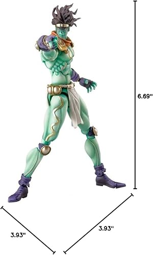 Miniatura 7 de QAHEART Figura de anime de 6.7 in, figura de acción de platino con accesorios, cara cambiable, articulación móvil, partes extraíbles, colección