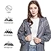 COOY Reusable EVA Rain Ponchos - 2 Pack Adult Rain Jackets For Men Women
