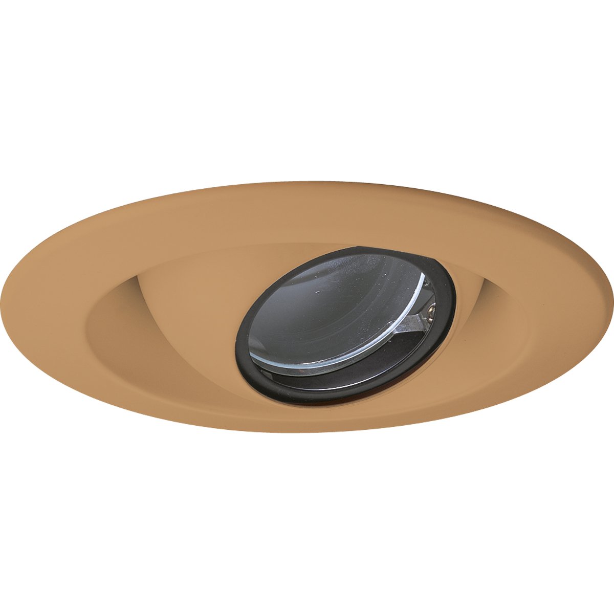 Progress Lighting P8057-36 Recessed Eyeball Pinhole Trim, Chestnut finish