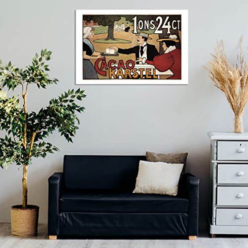 Affiche encadrée Cacao Karstel Spiffing Prints format moyen semi-brillant