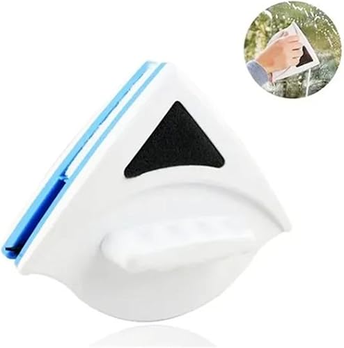 Miniatura 6 de BlueMagnetic - Limpiador de ventanas, diseño de doble cara, cepillo de lavado de limpiaparabrisas para puertas correderas, mamparas de ducha, espejos