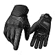 INBIKE Motorradhandschuhe Herren Damen Winter Warm Wasserdicht Winddicht mit Harter Schutz Motocross Motorrad Handschuhe Männer Schwarz XL IM902W