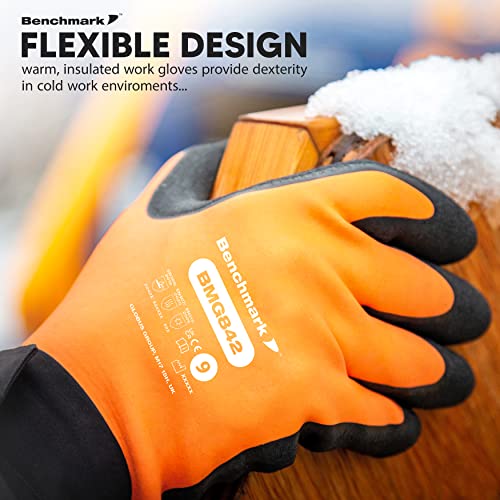 Benchmark 1 Pair Safety Thermal Work Gloves - Image 4