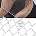 Hair Net 100 Pcs, Smilco 22 Inches Elasticity Invisible Elastic Mesh Wig Nets for Hair Bun Making Ballet Dancer Kitchen Food Serive (Black)