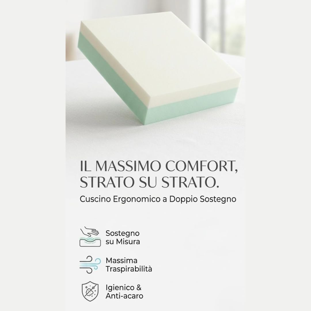 GM Cuscino antidecubito per sedia a rotelle 42x42x8 cm cuscino antidecubito per sedia in Memory foam e poliuretano cuscino carrozzina poltrona per anziani Made in Italy (Nero)