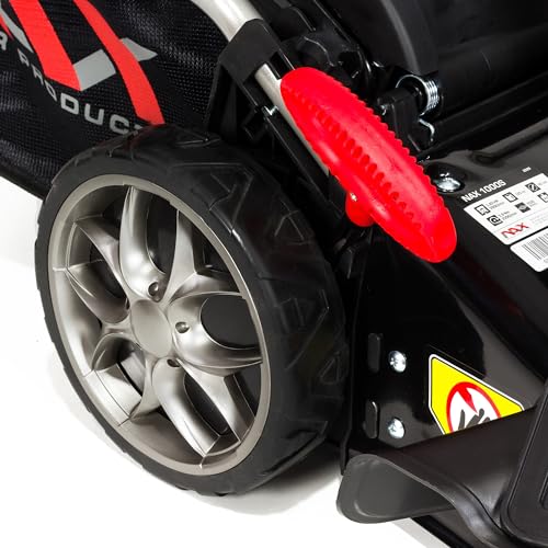 NAX POWER PRODUCTS 1000S self-propelled lawn mower with Briggs & Stratton combustion engine of 125 cm3 capacity, 450E series, mowing width 42 cm 45-litre basket deck cleaning system 10 NAX POWER PRODUCTS 1000S self-propelled lawn mower with Briggs & Stratton combustion engine of 125 cm3 capacity, 450E series, mowing width 42 cm 45-litre basket deck cleaning system - Image 10