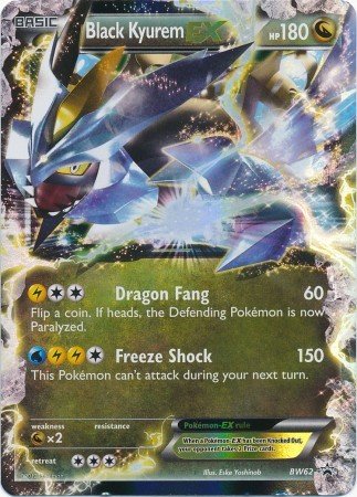 Pokemon - Black Kyurem-EX (BW62) - BW Black Star Promos - Holo