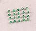 Neerupam collection Natural Green Zambian Emerald AAA Quality 3.5 mm Calibrated Size Faceted Round Shape Loose Gemstone for Jewelry Making