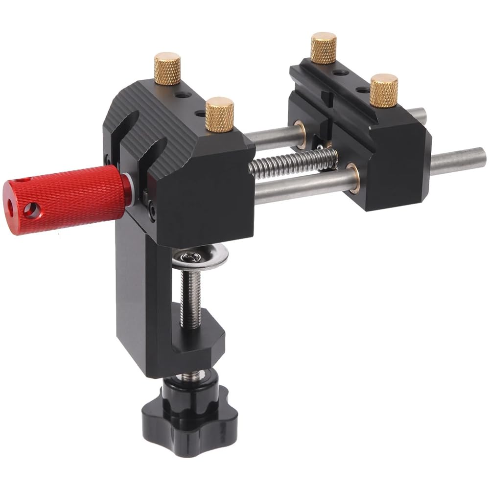 Teuypty Aluminum Alloy Table Vice Bench Mini Workbench Mini Workbench Woodworking Clamp A