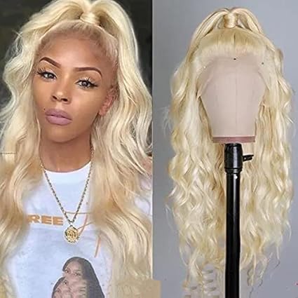 XZGDEN Blonde 613 Dentelle Avant Perruque 13x6 Haute DÉFINITION Dentelle  Transparente Perruque Frontale Vague de Corps péruvien Remy Remy Perruque  de Cheveux Humains 150 180 220 Densité : Amazon.fr: Beauté et Parfum