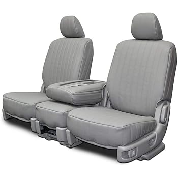 Amazon Com Custom Fit Seat Covers For Buick Lesabre Front 60 40 Split Bench Silver Vinyl Fabric Automotive