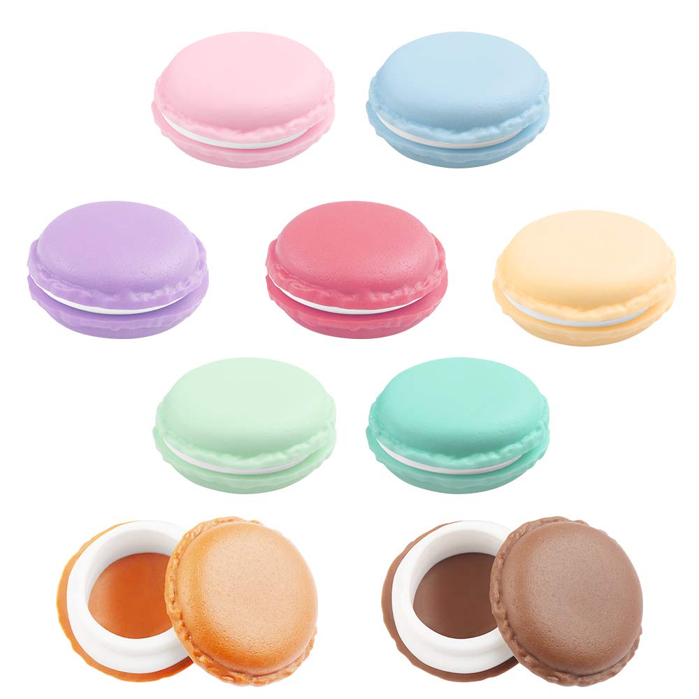 Jewellery Box, 18 x Coloured Macaroon Jewellery Box, Storage Box, Mini Storage Box for Pills, Earrings, Rings, Beads (9 Colours), Small, Polypropylene (PP), petit, Polypropylene (PP)